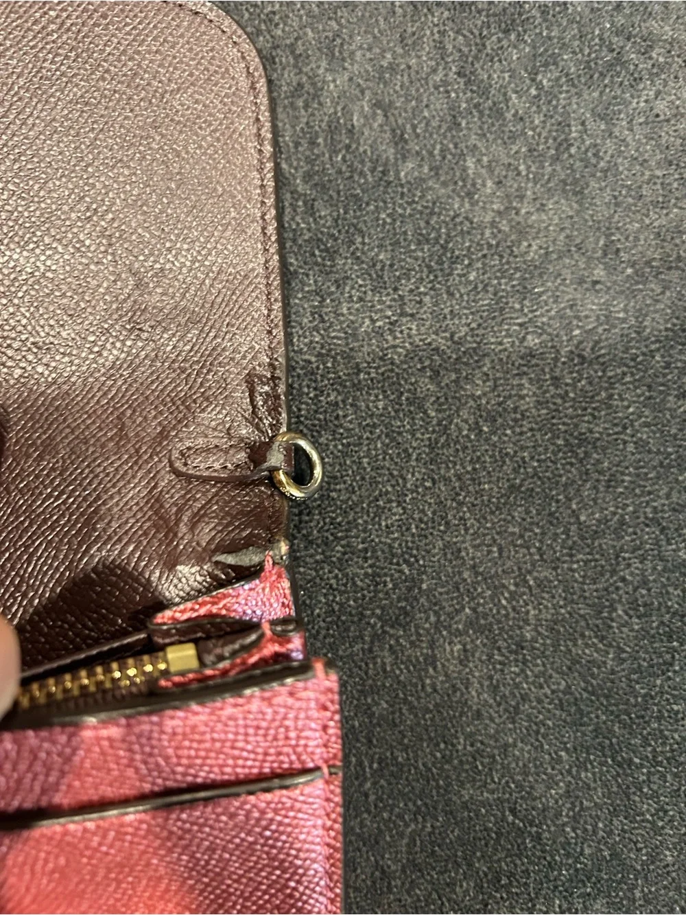 Pink Coach Crossbody Bag
